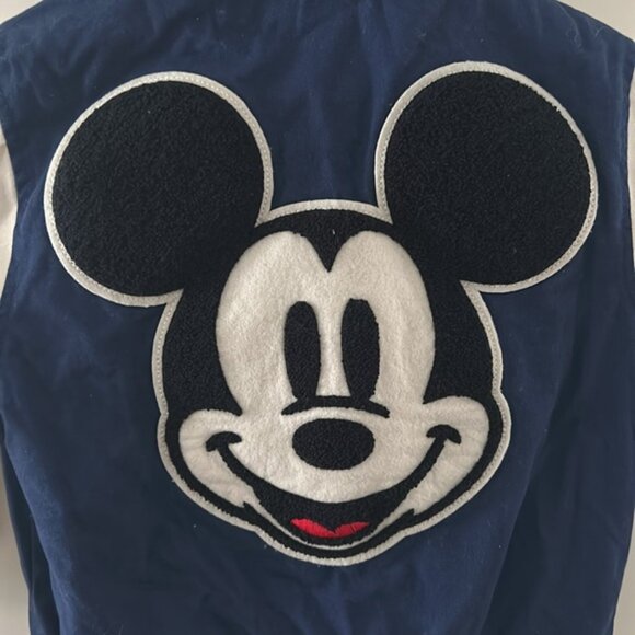 DISNEY + BABY GAP Mickey Mouse letterman jacket 4 - Picture 6 of 10